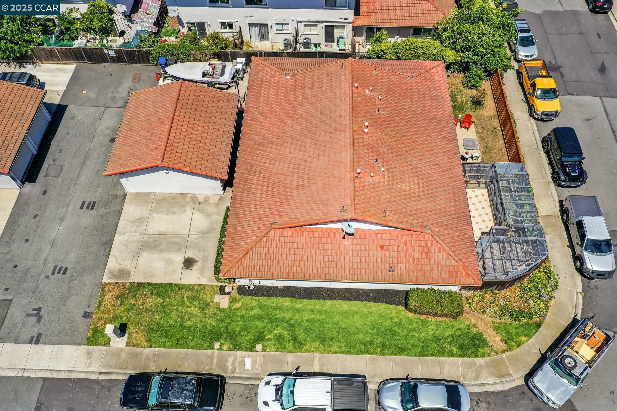 4380 St Charles Place Concord, CA 94521 - Photo 42 of 54 an aerial view of residential house with outdoor space and parking