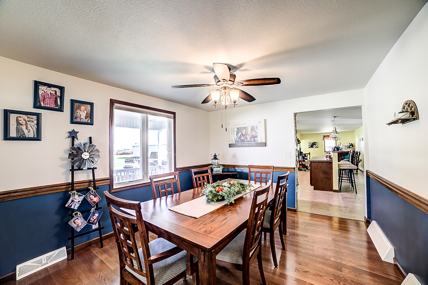 1718 North 1800 East Road Watseka, IL 60970 - Photo 29 of 113 a view of a dining room with furniture and wooden floor