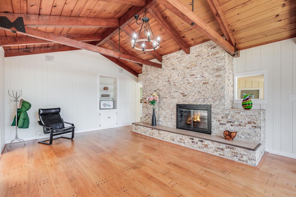 22930 Summit Road Los Gatos, CA 95033 - Photo 12 of 50 a living room with furniture and a fireplace