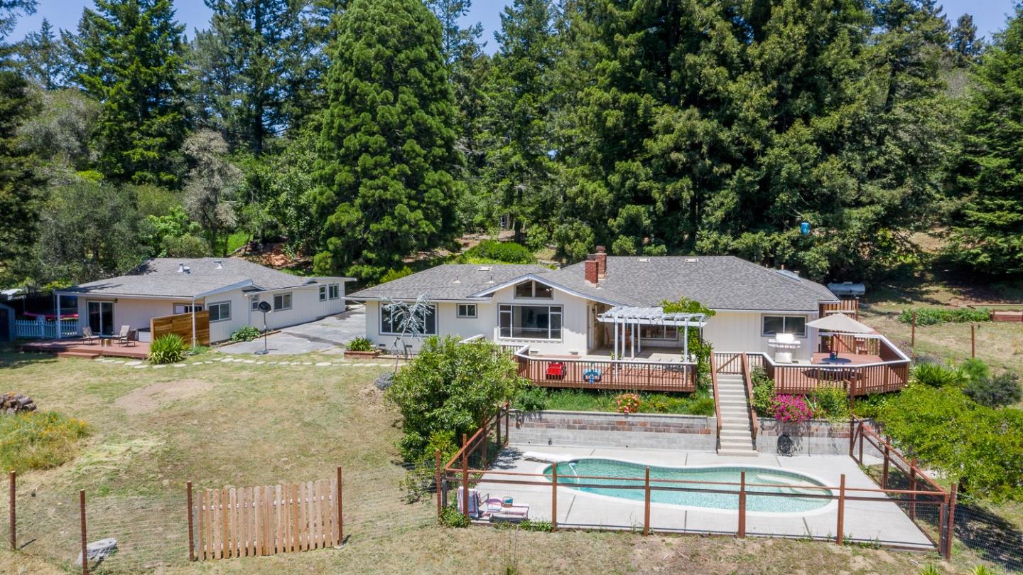 22930 Summit Road Los Gatos, CA 95033 - Photo 5 of 50 a front view of house with yard and green space