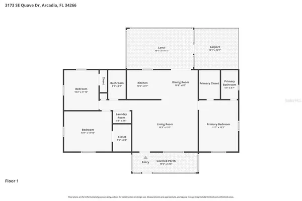 $359,000 | 3173 Southeast Quave Drive, Arcadia, FL 34266