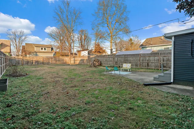 a view of a back yard