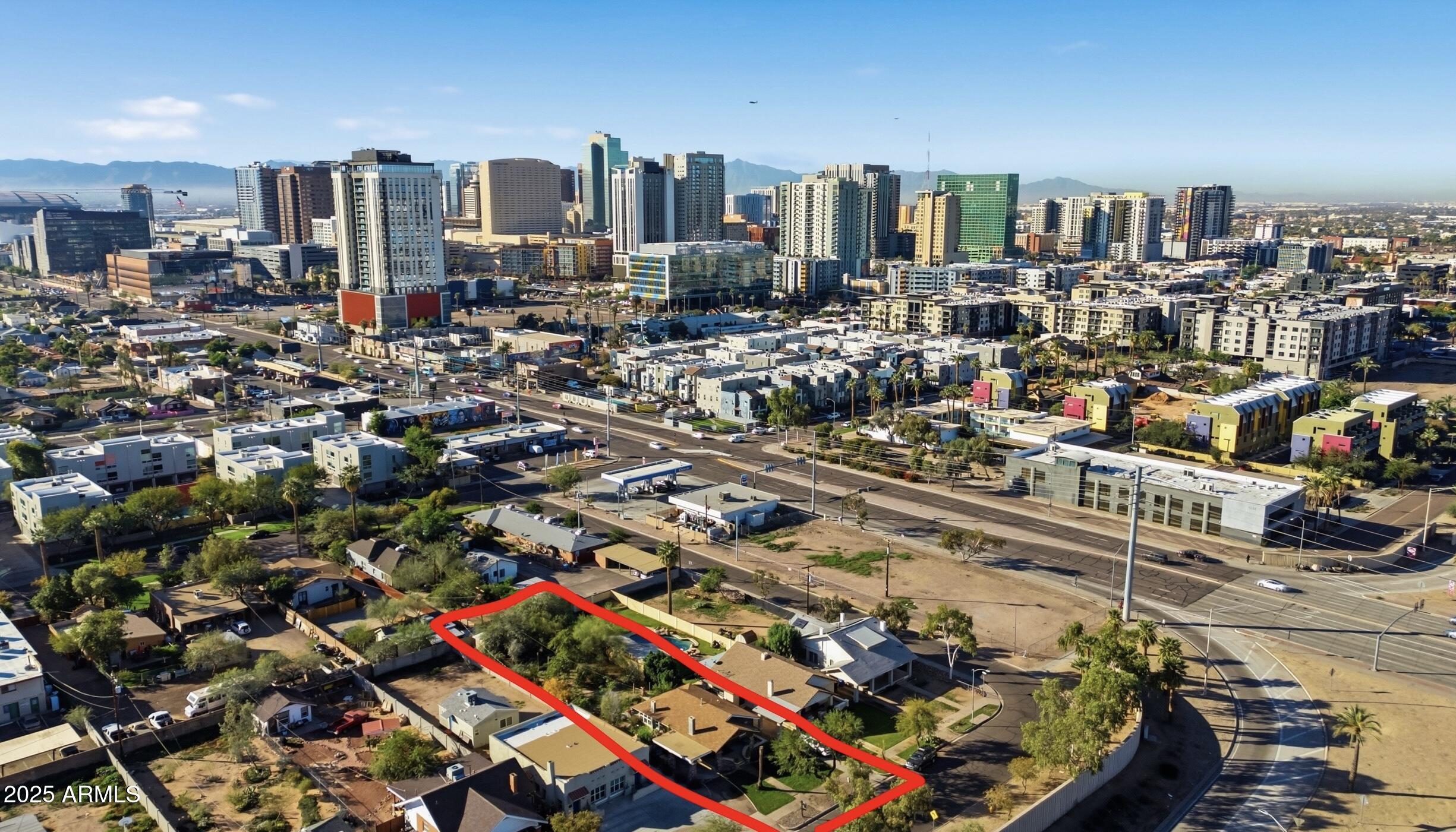 723 East Moreland Street Phoenix, AZ 85006 - Photo 19 of 25 a city view with tall buildings