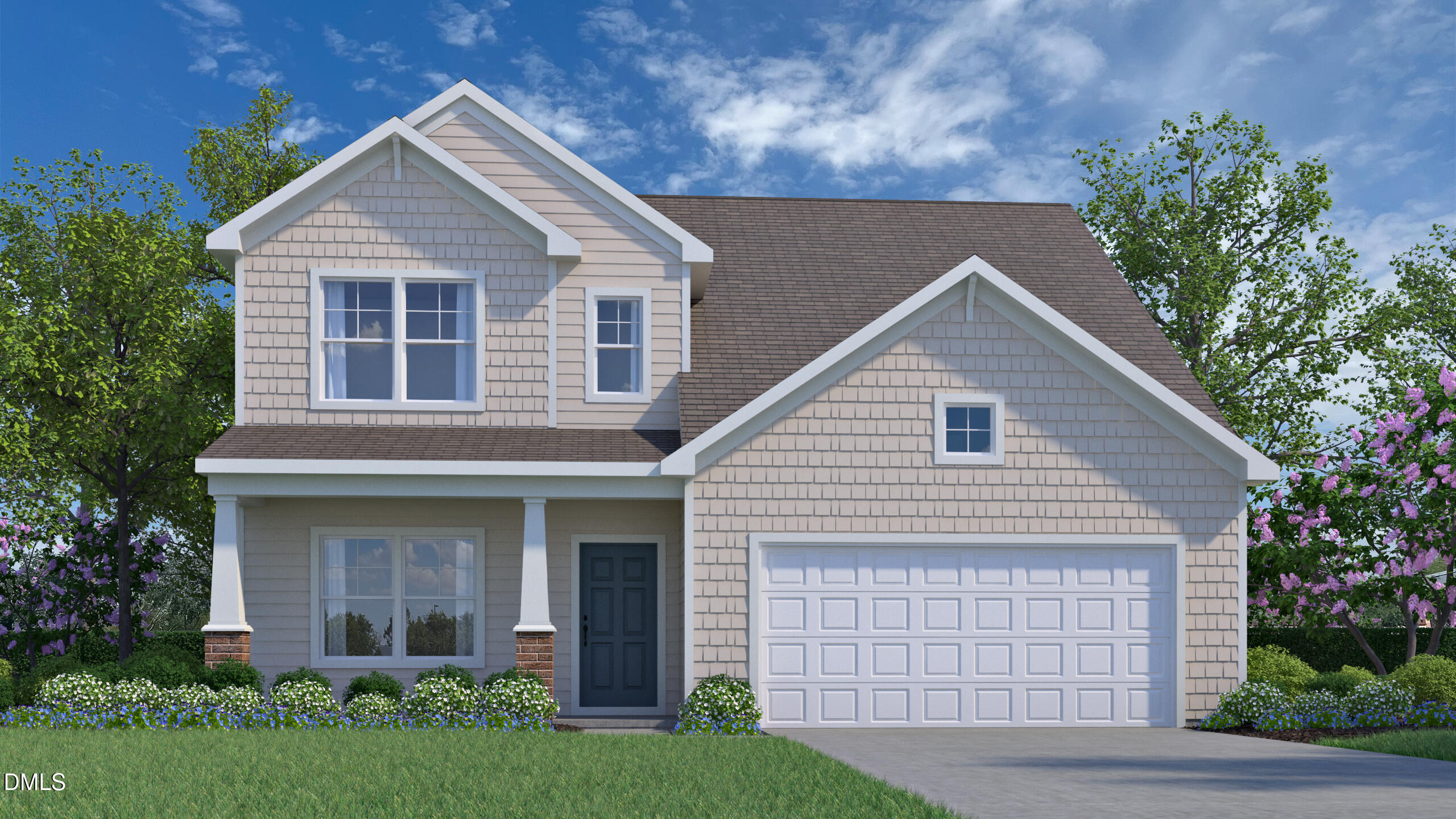 a view of outdoor space yard and front view of a house
