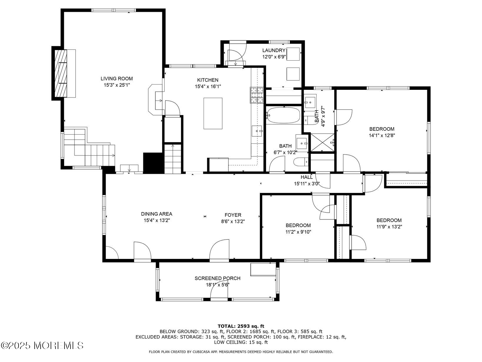 21 Wickatunk Road Manalapan, NJ 07726 - Photo 45 of 48 a black and white photo of a living room