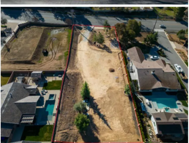 a bird view of a house