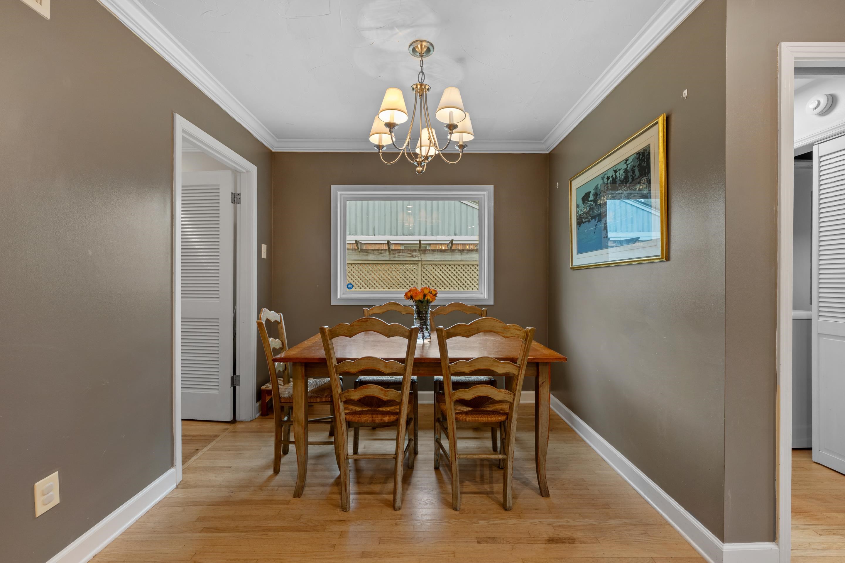 400 Rosser Road Memphis, TN 38120 - Photo 6 of 26 a view of a dining room with furniture window and wooden floor