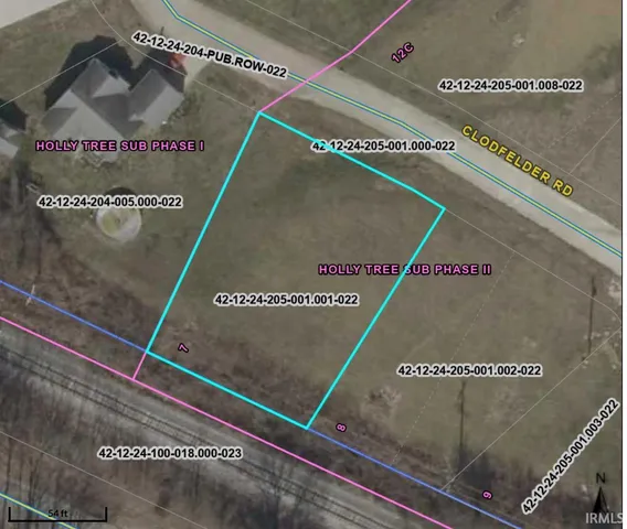 $9,900 | Lot 8 Clodfelder, Vincennes, IN 47591