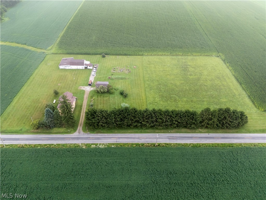 3.6 acres, about all of the lighter green area