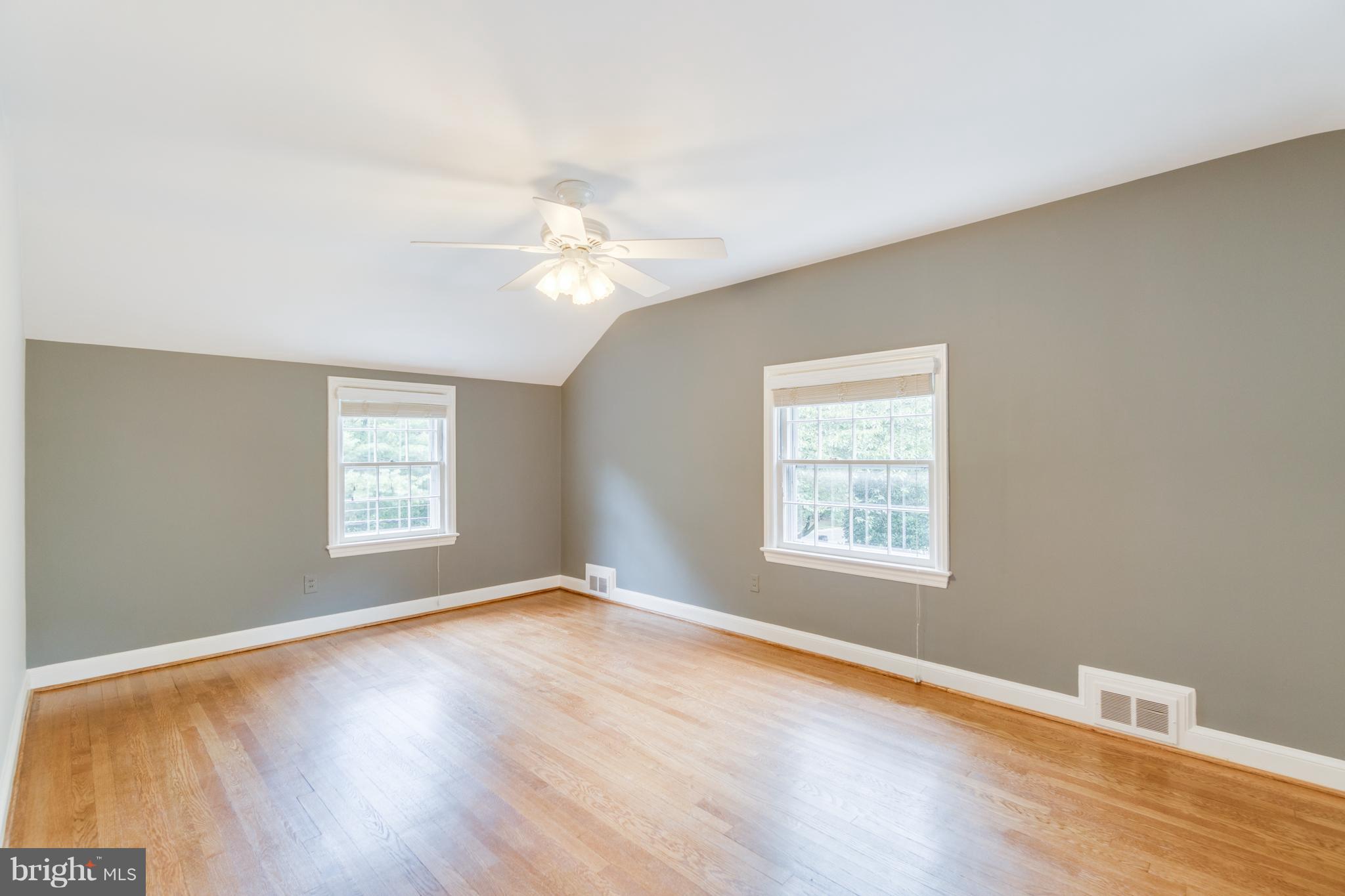6105 Gloster Road Bethesda, MD 20816 - Photo 17 of 26 Bedroom 3 with Two Closets, Built-In Window Bench