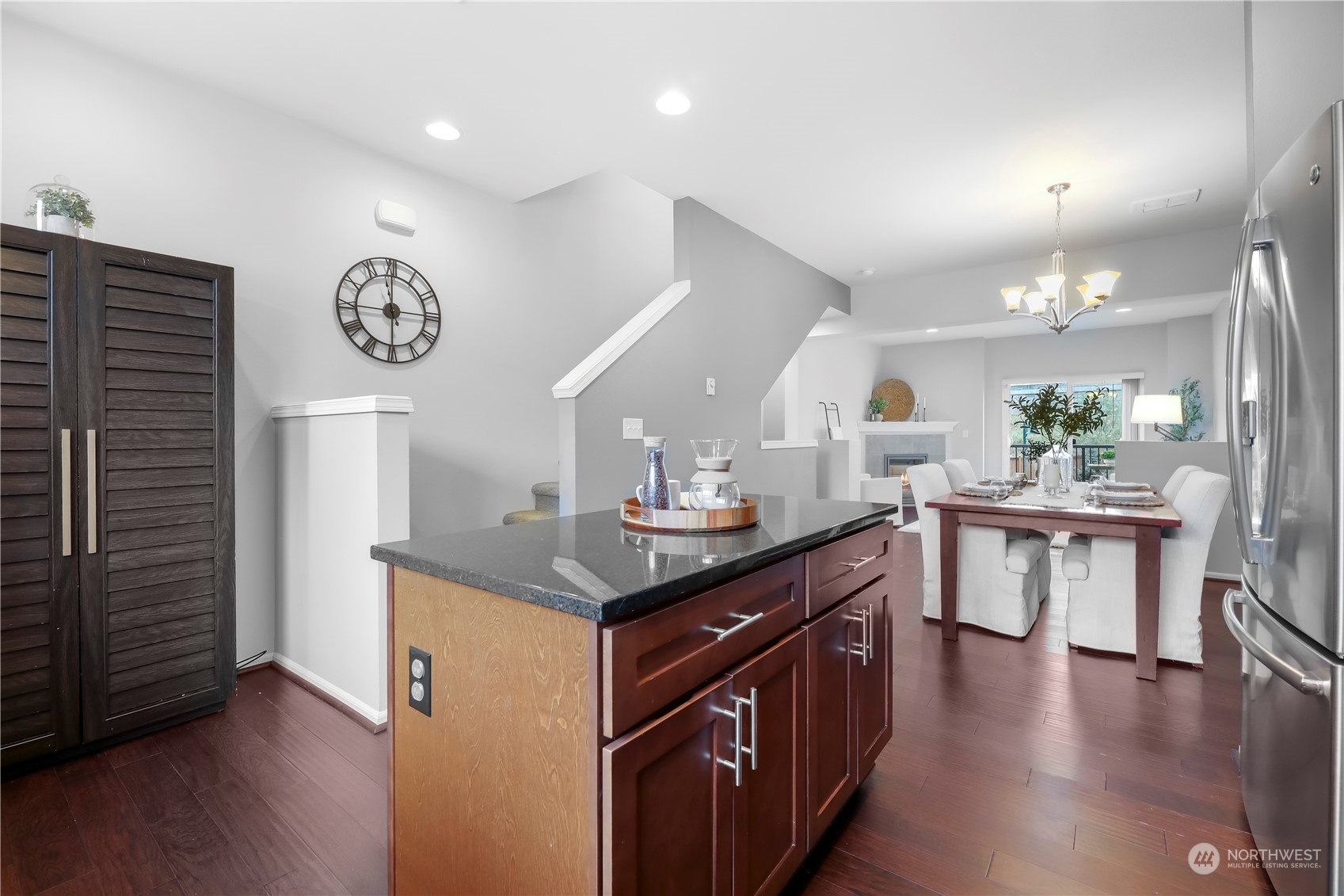 3345 30th Drive Everett, WA 98201 - Photo 15 of 37 a kitchen with a sink and cabinets