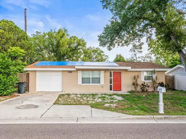 front view of house with a yard