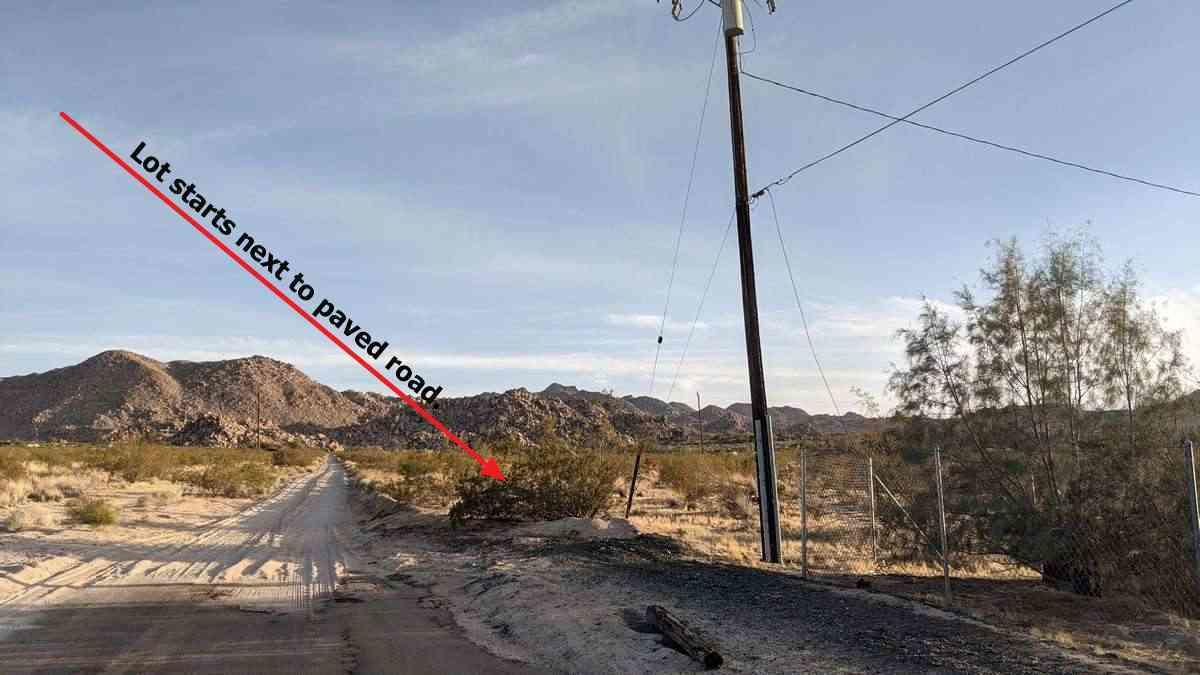 6742 Mile Square Road Joshua Tree, CA 92252 - Photo 3 of 13 a view of a road from a balcony