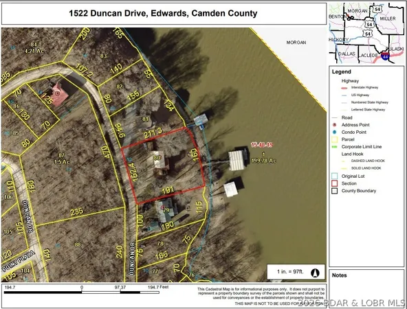 $450,000 | 1522 Duncan Drive, Edwards, MO 65326