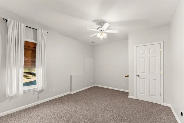 a view of lake view and mountain in the back