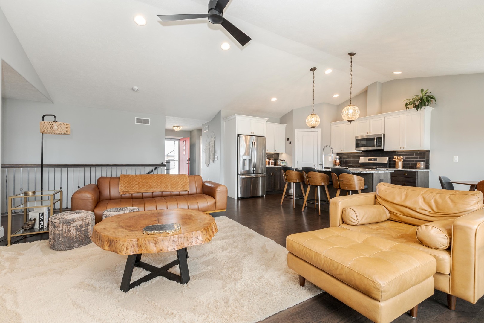 2608 Shale Road Normal, IL 61761 - Photo 10 of 39 a living room with furniture and kitchen view