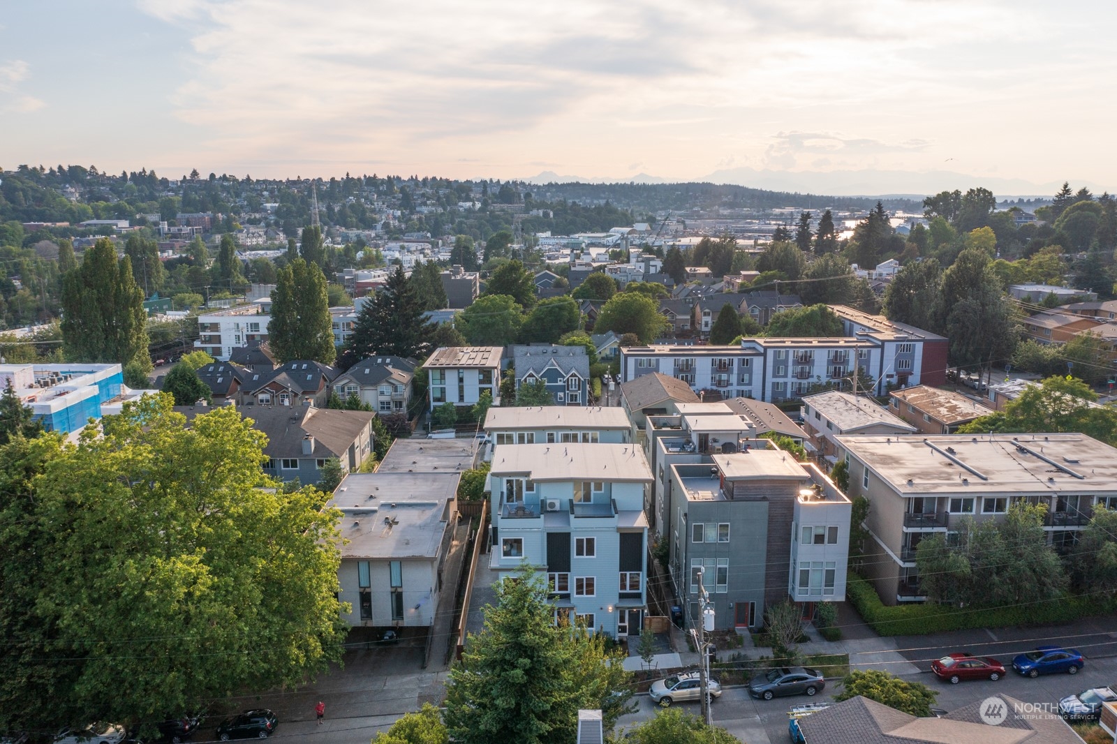 3649 Francis Avenue North, Unit A Seattle, WA 98103 - Photo 32 of 35 a view of a city in the middle of a city