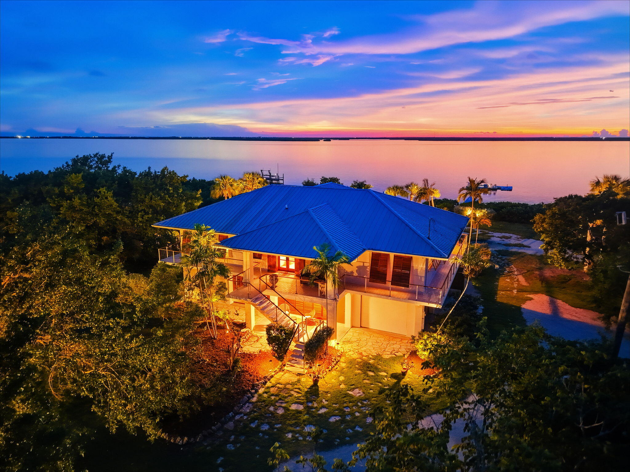 4100 Filer Cove Road Summerland Key, FL 33042 - Photo 77 of 85 Twilight