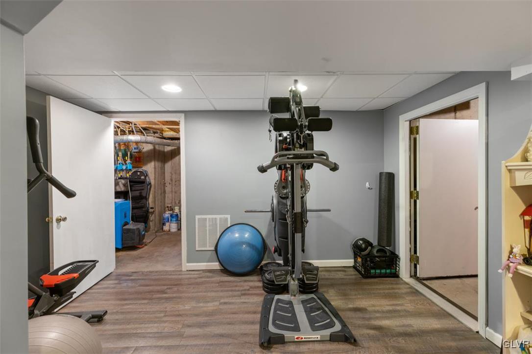770 Newlins Road East Easton, PA 18040 - Photo 38 of 43 basement gym (utility access closets)