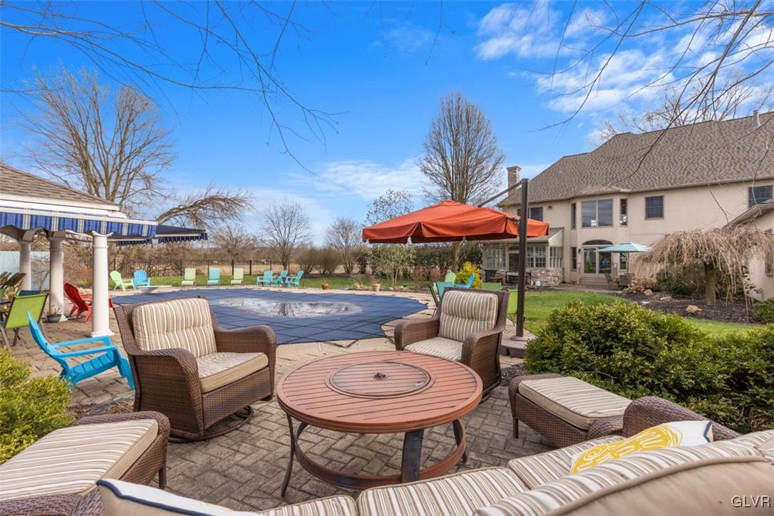 770 Newlins Road East Easton, PA 18040 - Photo 41 of 43 Outdoor seating area adjacent to pool house