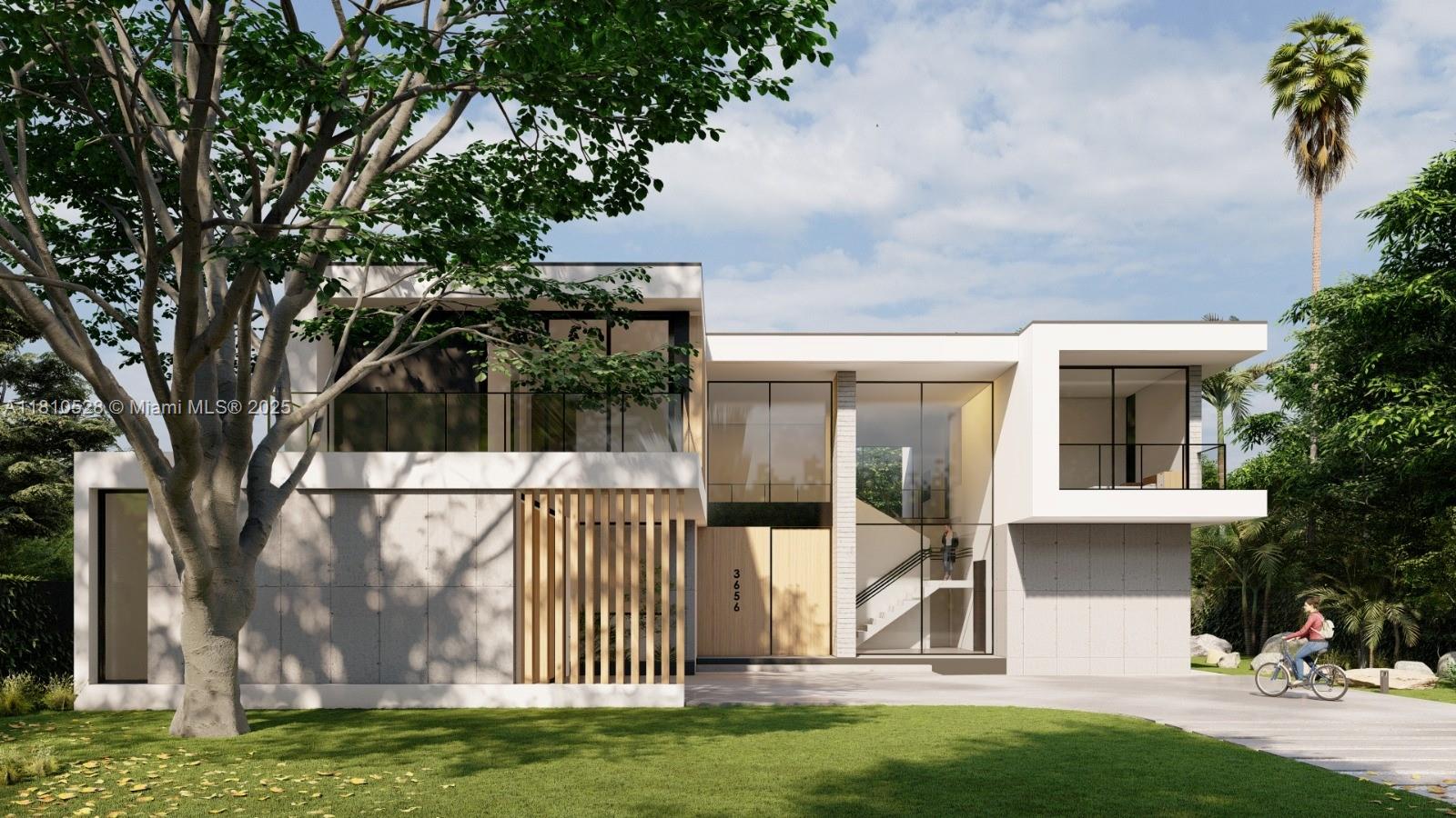 3656 Douglas Road Miami, FL 33133 - Photo 1 of 7 a view of a house with a yard