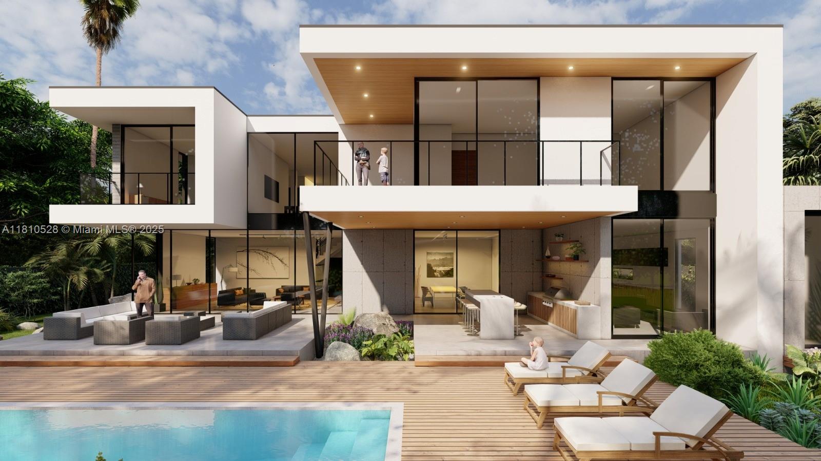 3656 Douglas Road Miami, FL 33133 - Photo 4 of 7 a view of a patio with table and chairs potted plants and floor to ceiling window and potted plants