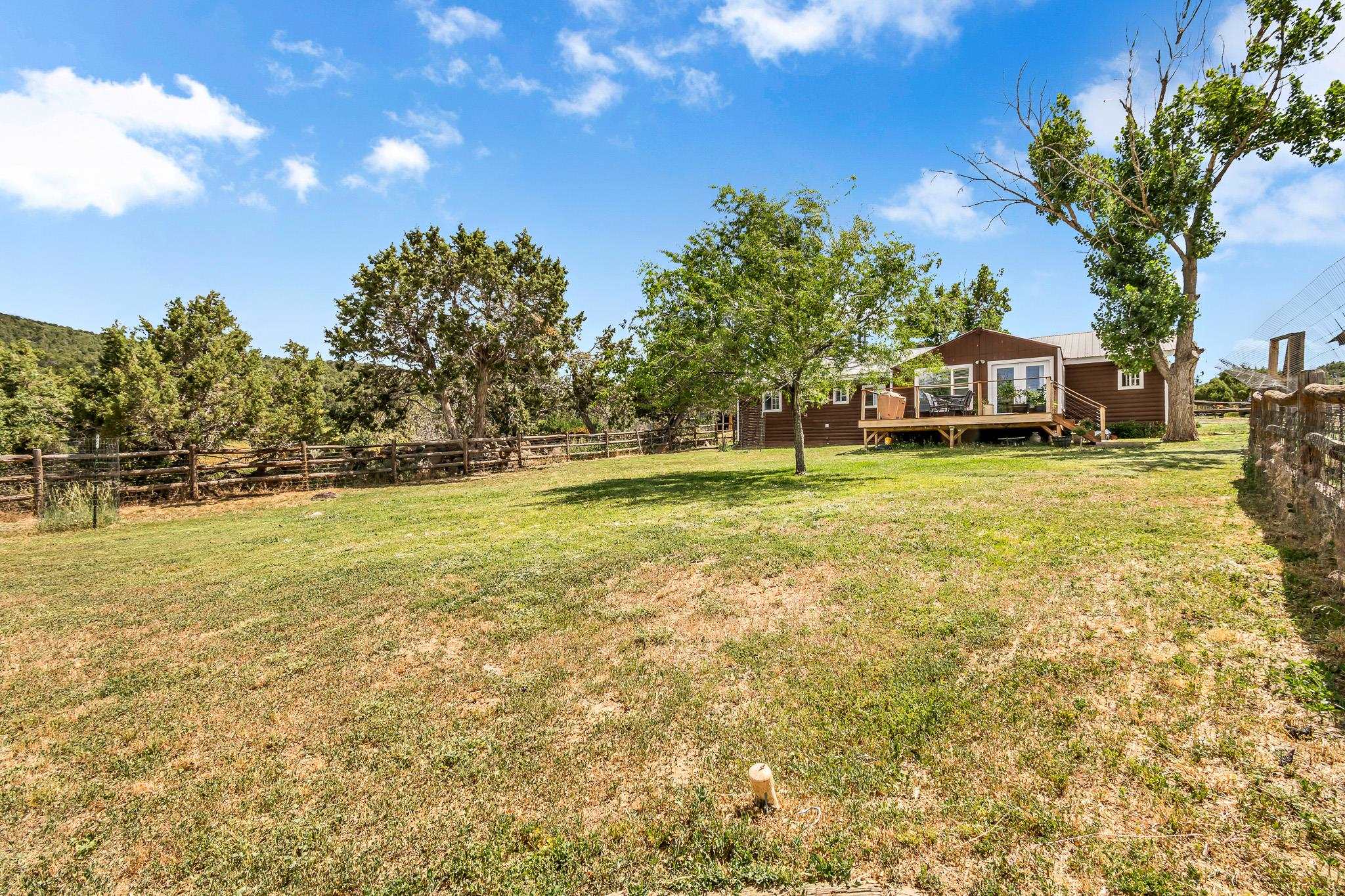 24413 Ute Trail Road Cedaredge, CO 81413 - Photo 27 of 40 a house view with swimming pool in front of it
