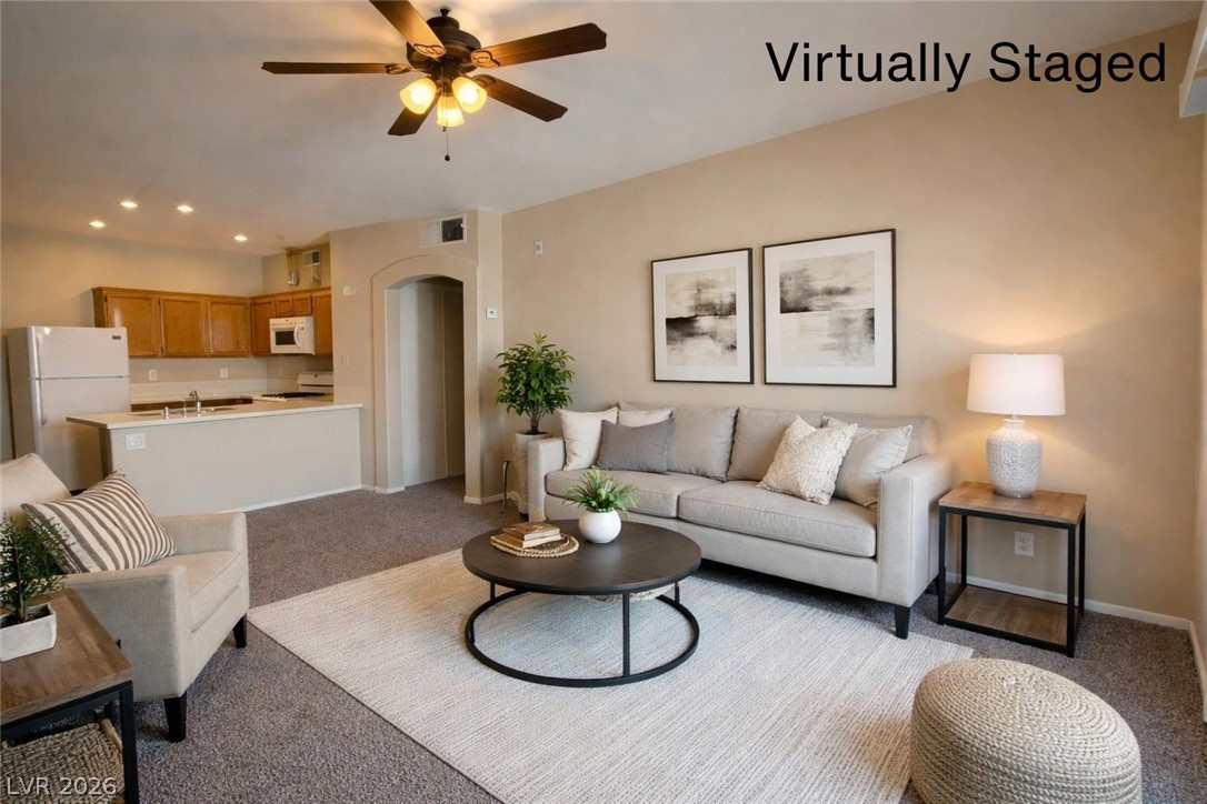 2201 Ramsgate Drive, Unit 622 Henderson, NV 89074 - Photo 5 of 19 Virtually staged living room