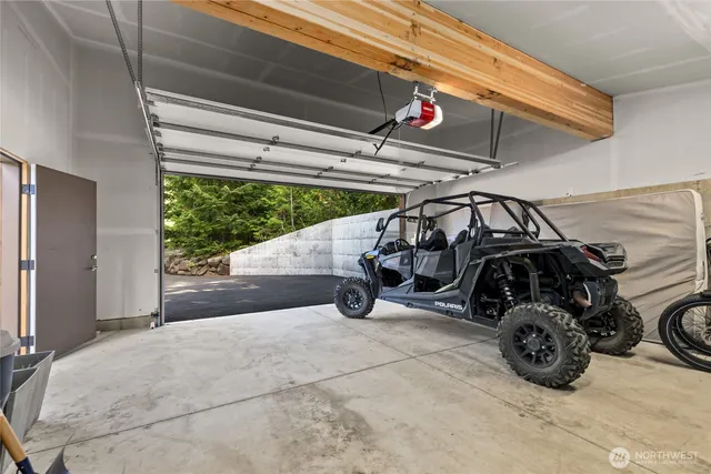 a backyard of a house with seating space
