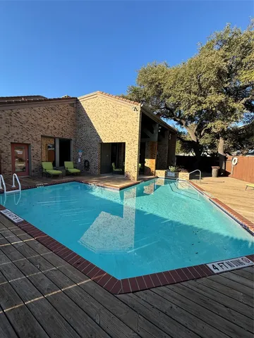 a front view of a building with street