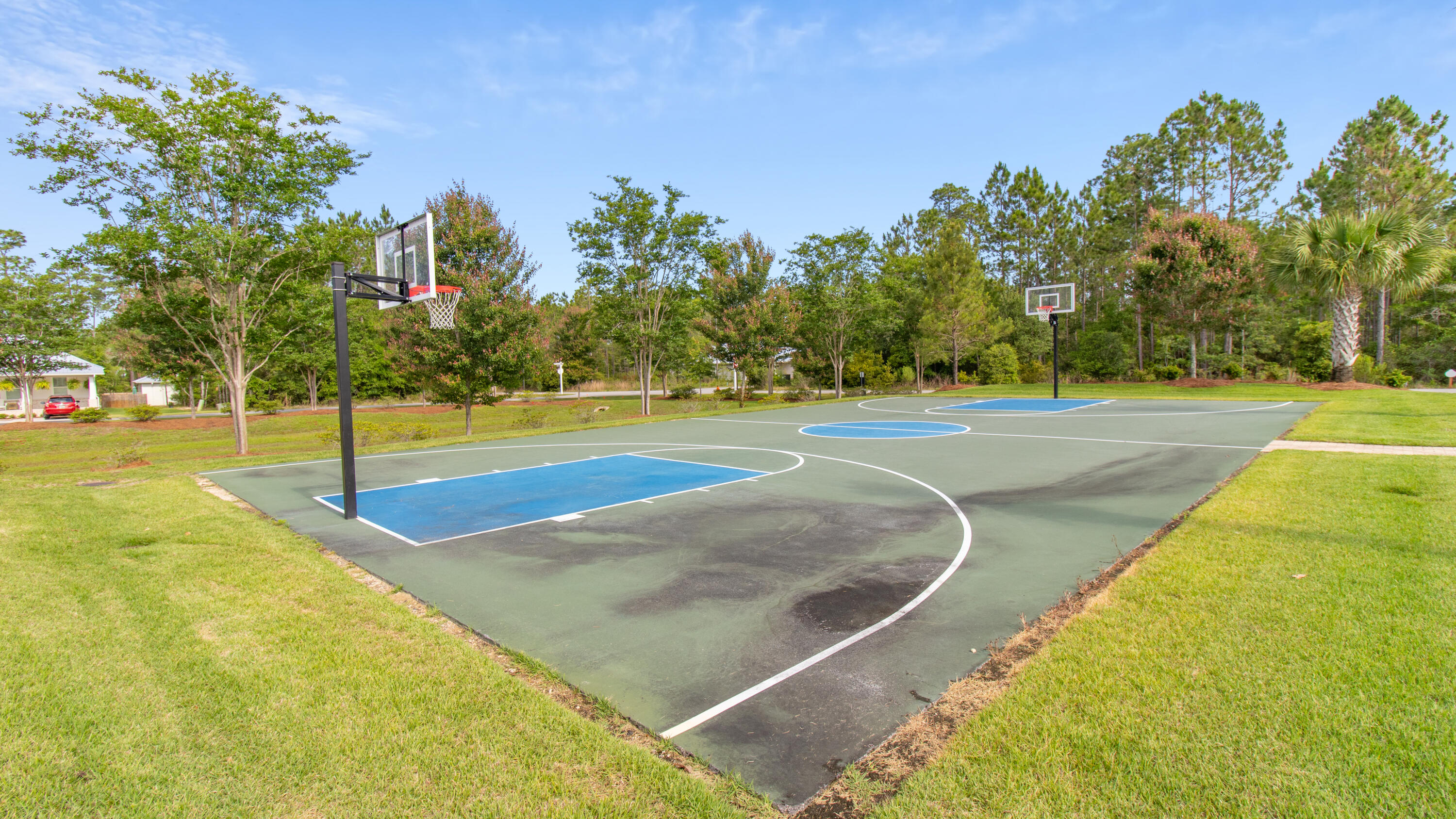 80 Muzzle Street Freeport, FL 32439 - Photo 70 of 71 a view of a swimming pool with an outdoor space and seating area