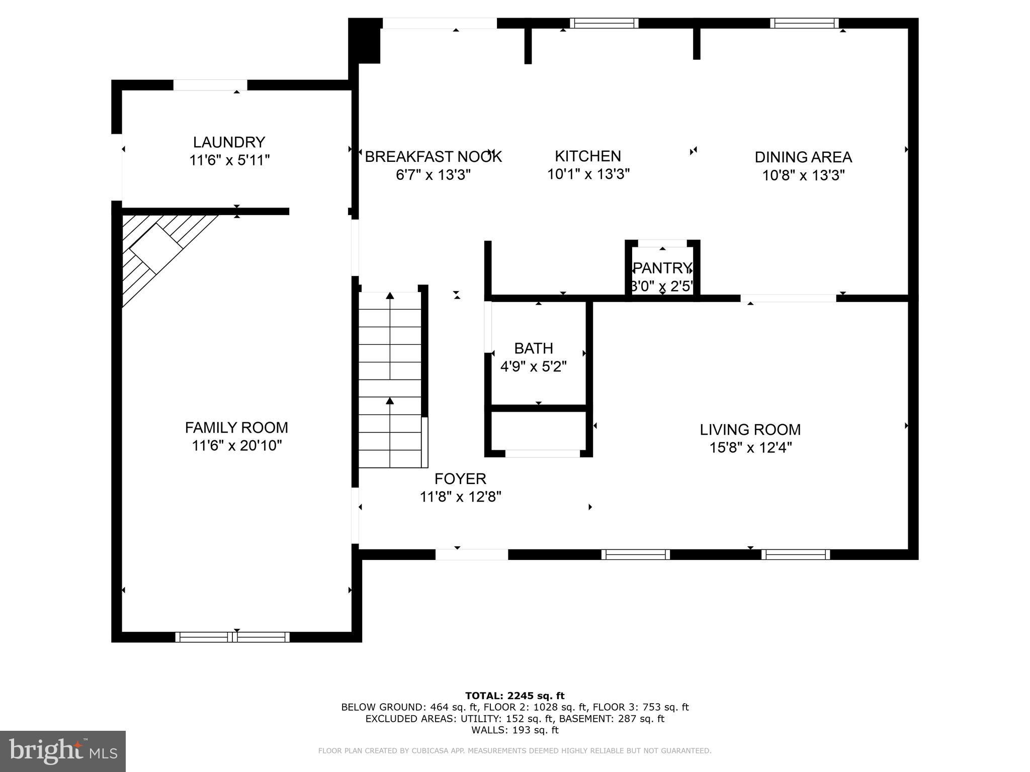 63 Buck Road Stafford, VA 22556 - Photo 42 of 44 main level floorplan