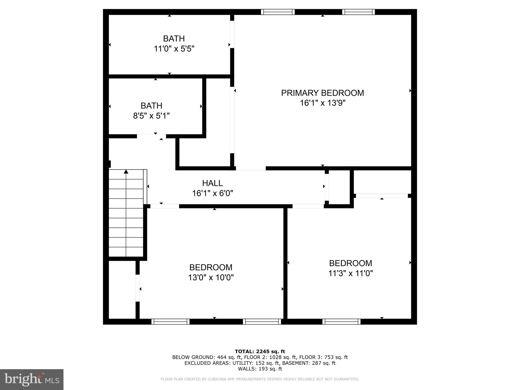 63 Buck Road Stafford, VA 22556 - Photo 43 of 44 upper level floorplan