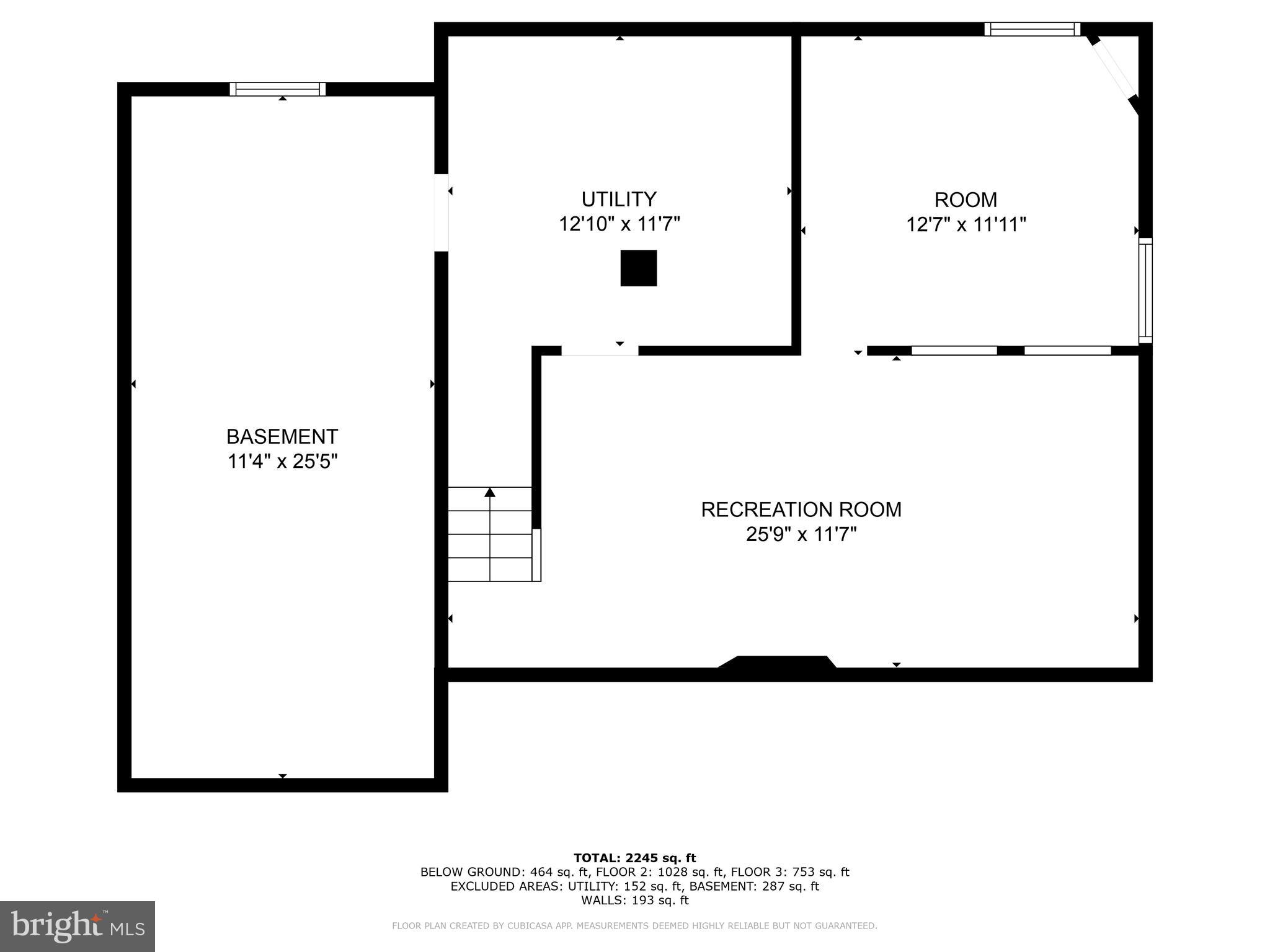 63 Buck Road Stafford, VA 22556 - Photo 44 of 44 basement floorplan