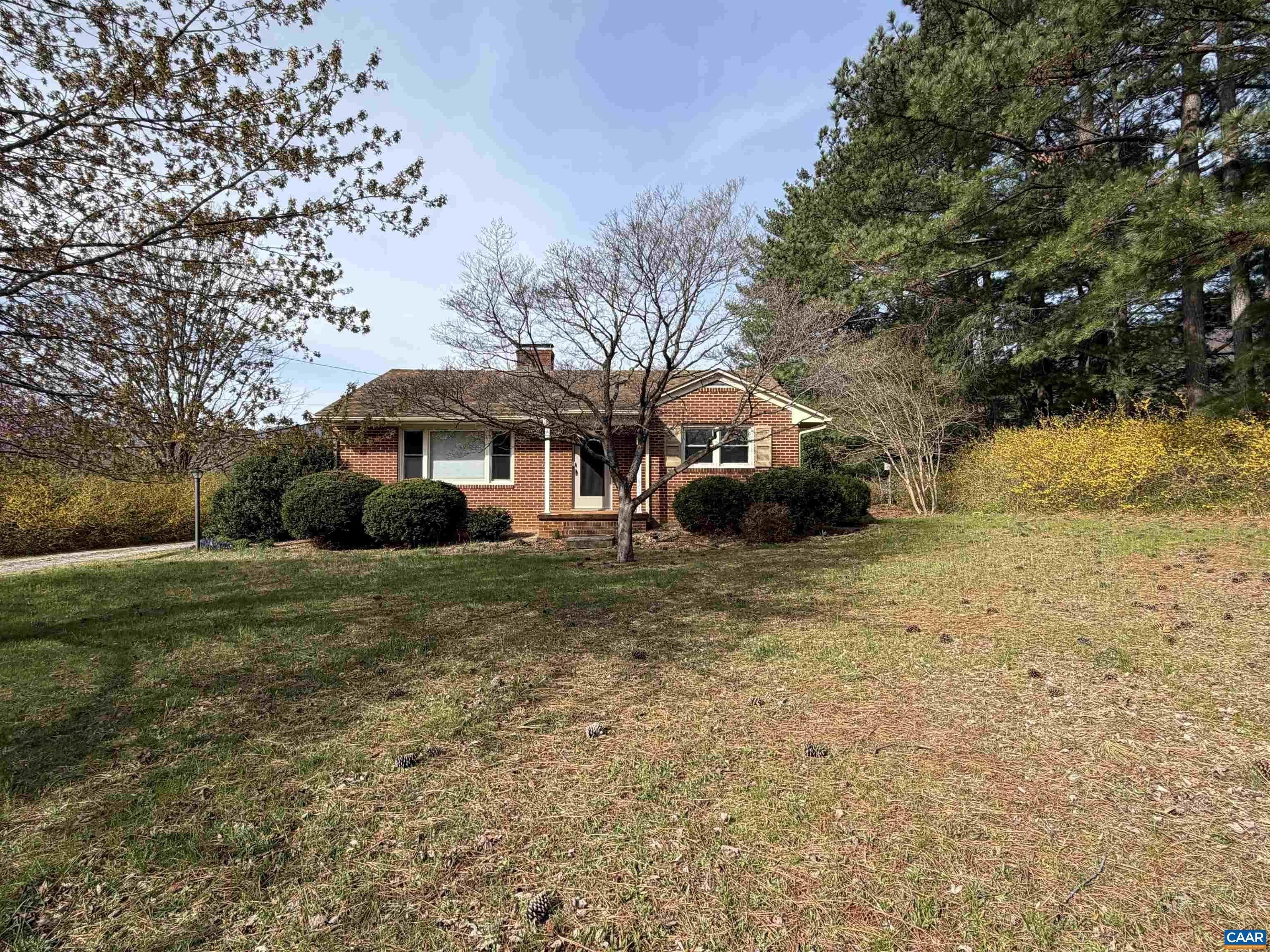 1839 Afton Mountain Road Afton, VA 22920 - Photo 2 of 11 a front view of a house with a yard