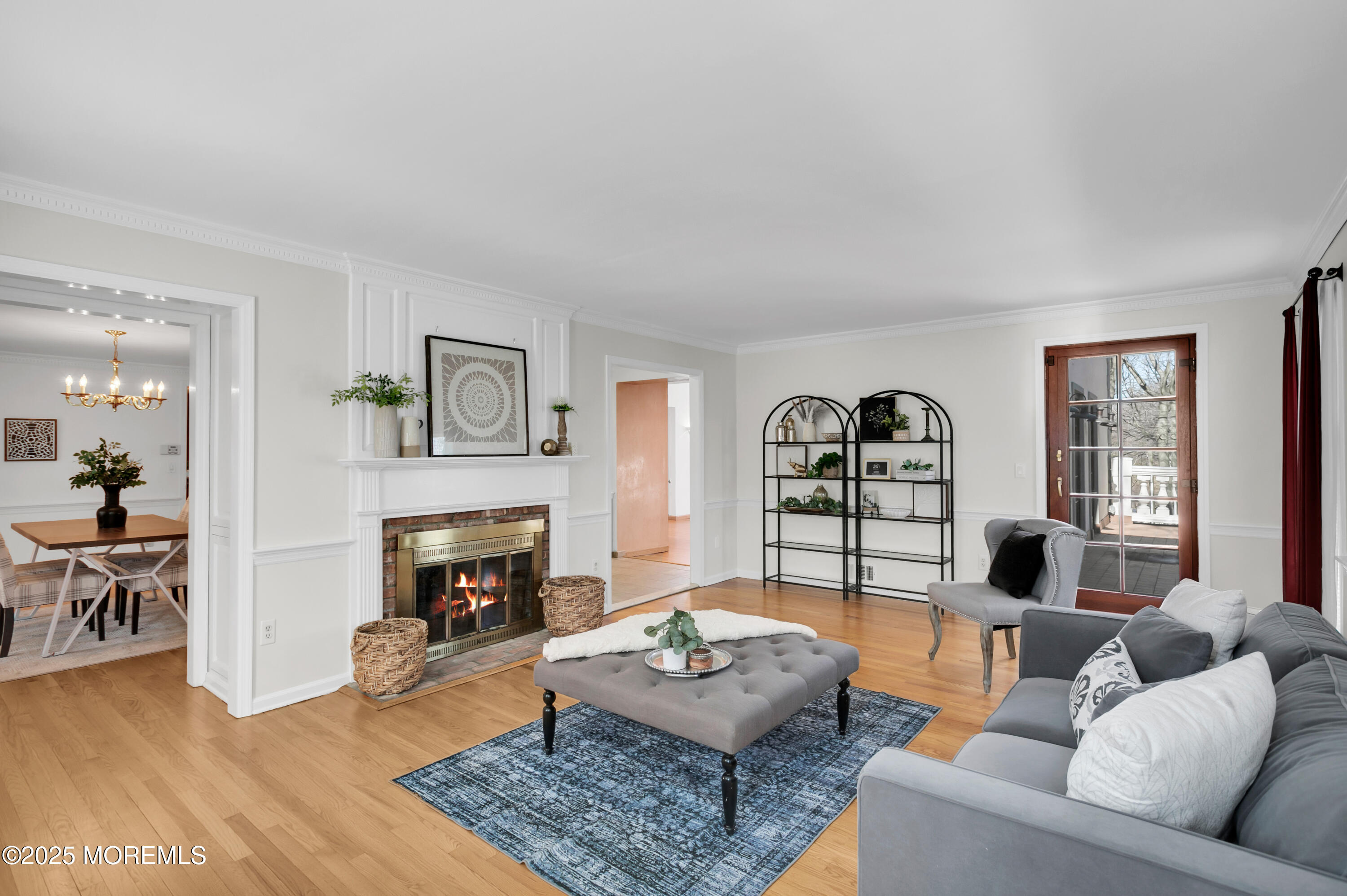 160 Pelican Road Middletown, NJ 07748 - Photo 12 of 65 a living room with furniture and a fireplace