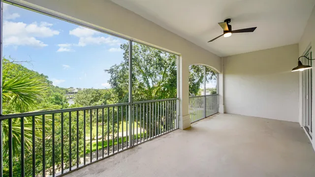 a view of a room with a window