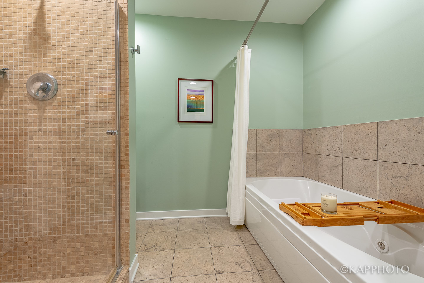 27 North Racine Avenue, Unit 432 Chicago, IL 60607 - Photo 21 of 28 a bathroom with a tub a shower and a sink