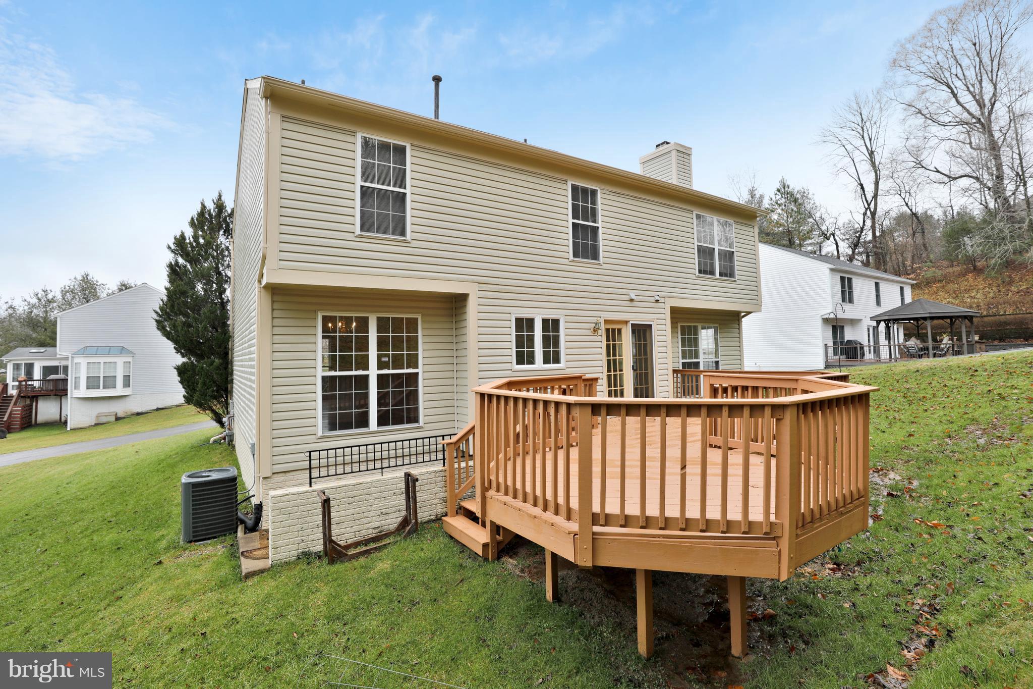 8552 Ellicott View Road Ellicott City, MD 21043 - Photo 28 of 30 Large Deck and Steps to Basement