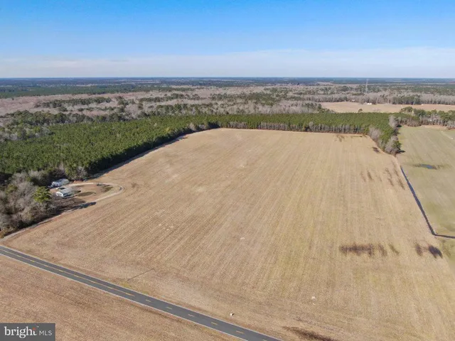 an aerial view of a house with a forest