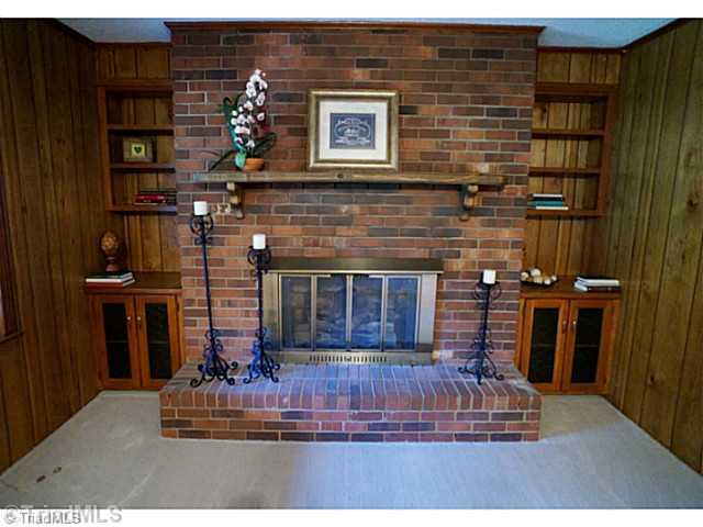 171 Cana Road Mocksville, NC 27028 - Photo 8 of 16 Living Room. Brick Fireplace