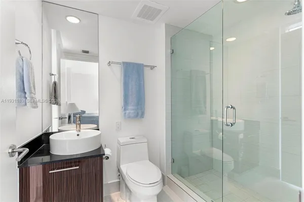 a workspace with furniture and wooden floor