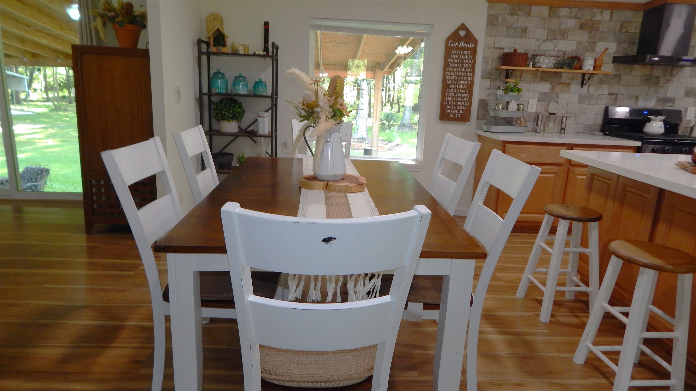 142 County Road 1332 Liberty, TX 77575 - Photo 36 of 50 a view of a dining room with furniture window and outside view