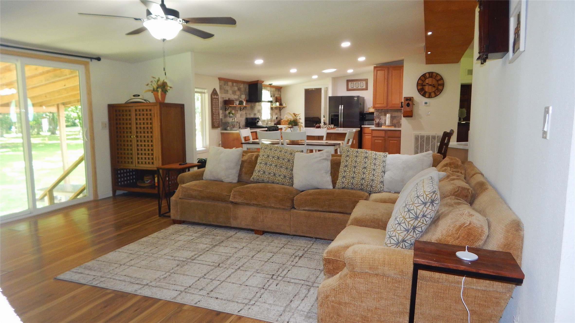 142 County Road 1332 Liberty, TX 77575 - Photo 8 of 50 a view of a living room with furniture and a large window
