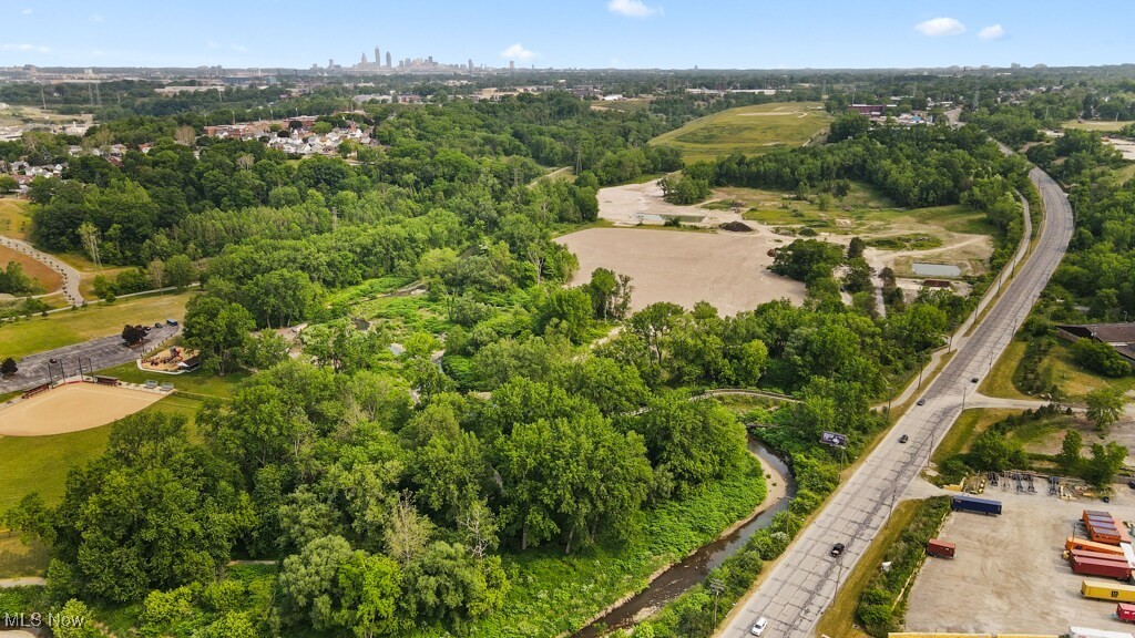 5000 Warner Road Garfield Heights, OH 44125 - Photo 23 of 41 Drone / aerial view of a tree filled landscape