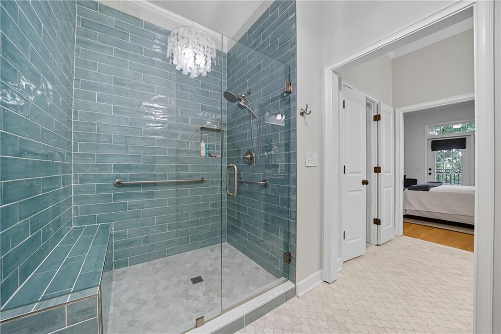 825 Highland Lane Northeast, Unit 1312 Atlanta, GA 30306 - Photo 32 of 46 a bathroom with a shower