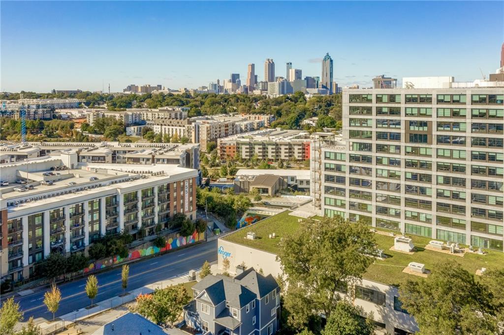 825 Highland Lane Northeast, Unit 1312 Atlanta, GA 30306 - Photo 45 of 46 a view of a city with tall buildings