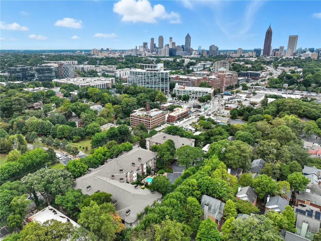 825 Highland Lane Northeast, Unit 1312 Atlanta, GA 30306 - Photo 10 of 46 a view of a city