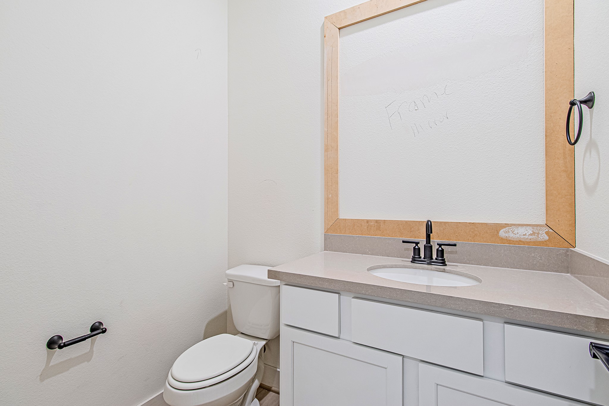 153 Peninsula Point Drive Montgomery, TX 77356 - Photo 28 of 46 Powder bath with stylish vanity and modern fixture