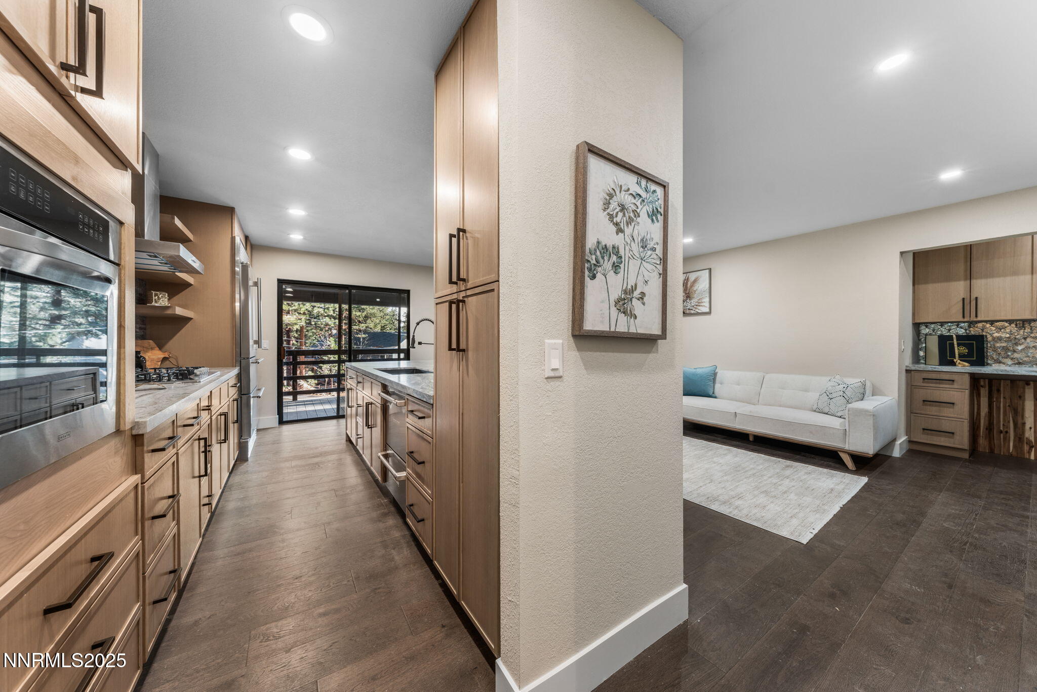 221 Lark Court, Unit 2 Incline Village, NV 89451 - Photo 33 of 33 a view of a hallway with furniture and a living room